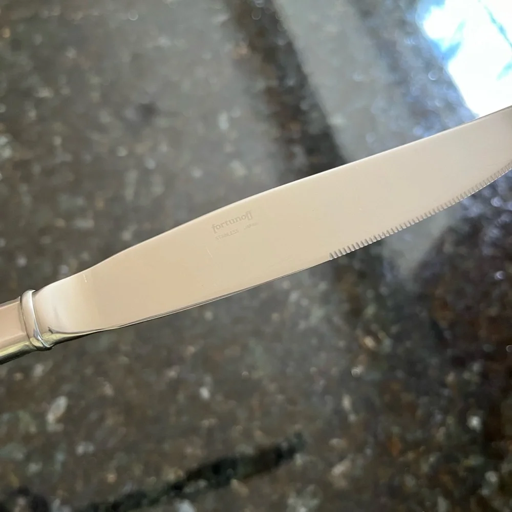 🍴 Fortunoff stainless steel knives/ flatware 🔪
